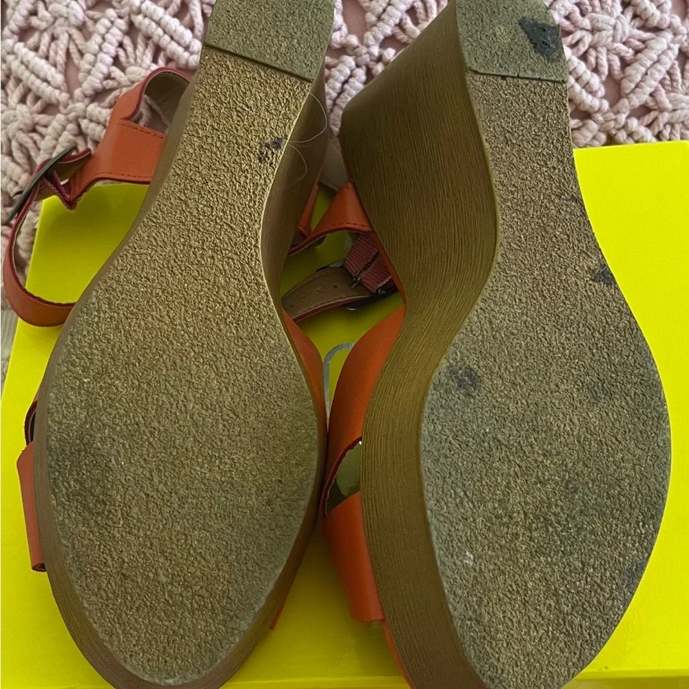 Therapy Topaz Plastic Wedges Size 10 Wide Fit - Picture 4 of 6